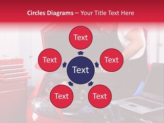 People Dipstick Worker PowerPoint Template