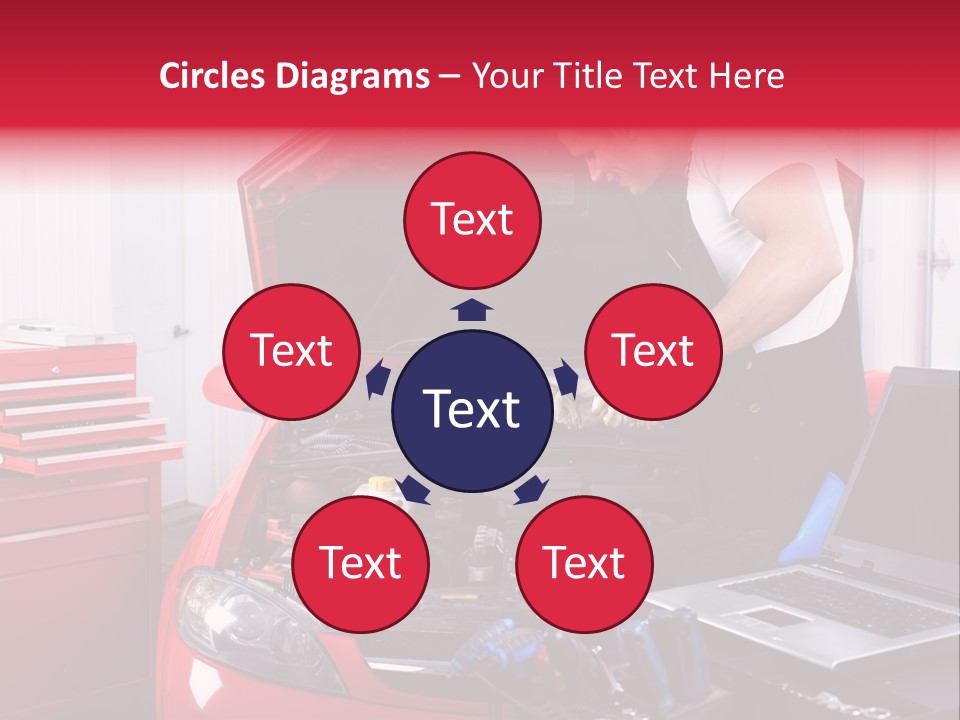 People Dipstick Worker PowerPoint Template