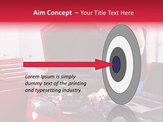 People Dipstick Worker PowerPoint Template