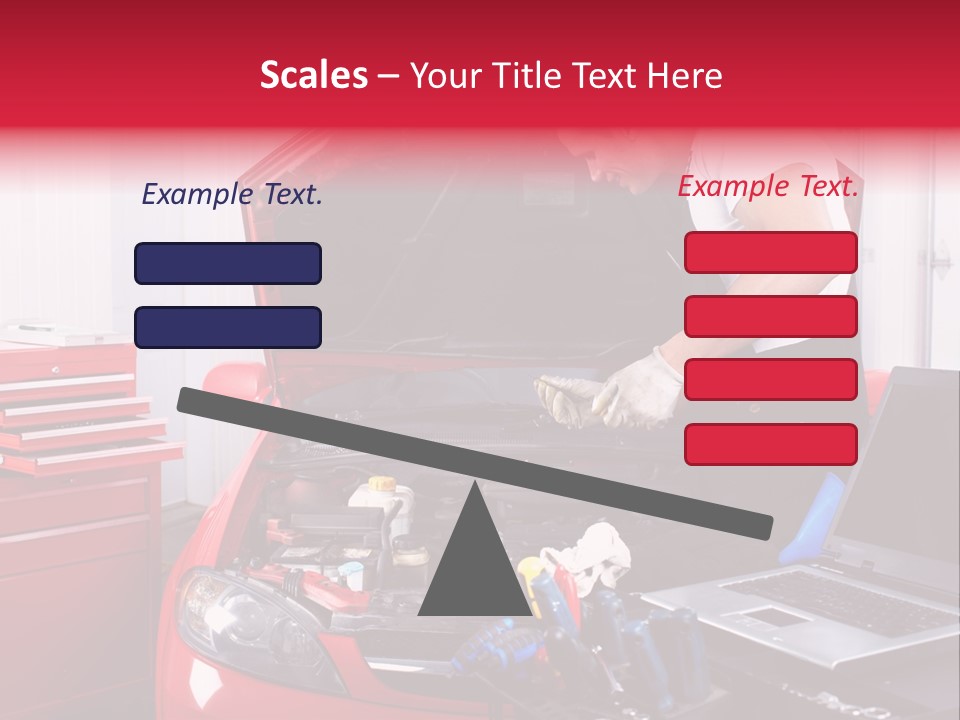 People Dipstick Worker PowerPoint Template