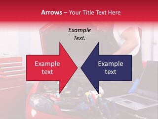People Dipstick Worker PowerPoint Template