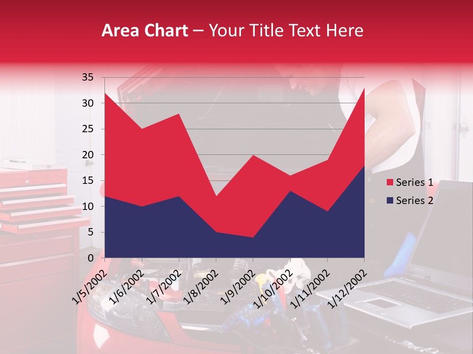 People Dipstick Worker PowerPoint Template