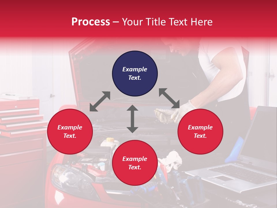 People Dipstick Worker PowerPoint Template