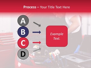 People Dipstick Worker PowerPoint Template