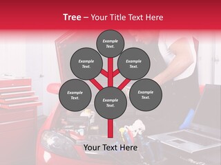 People Dipstick Worker PowerPoint Template