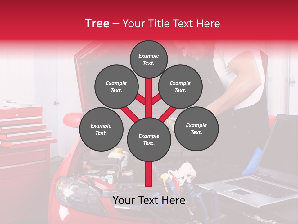 People Dipstick Worker PowerPoint Template