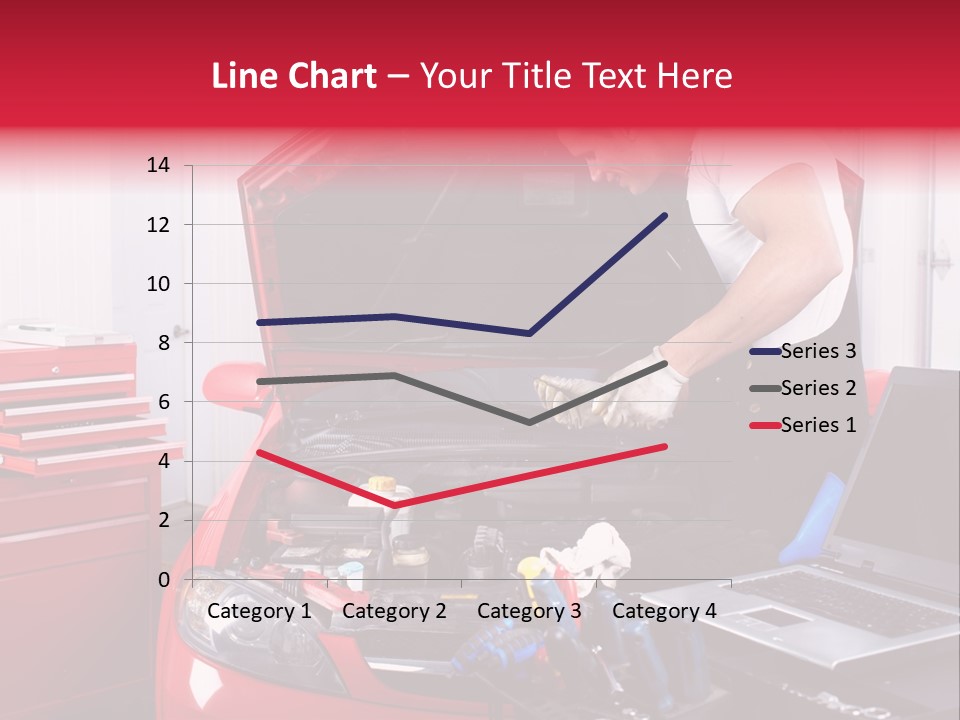 People Dipstick Worker PowerPoint Template