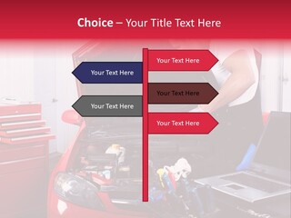 People Dipstick Worker PowerPoint Template