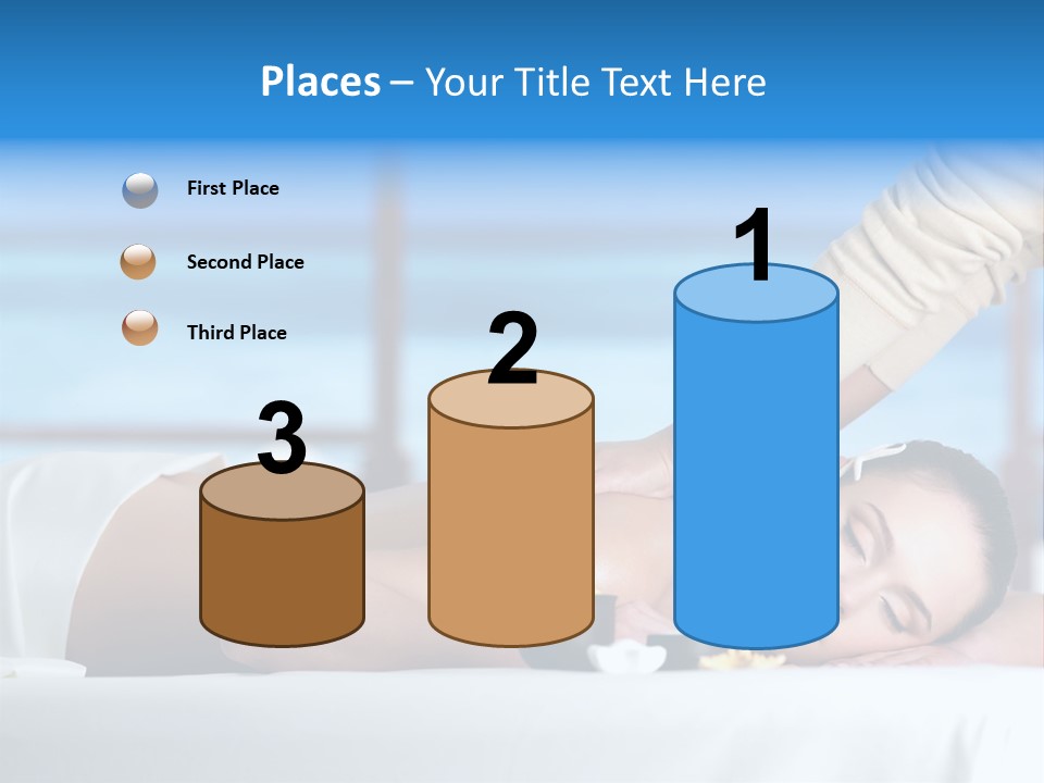 Healthy White Woman PowerPoint Template