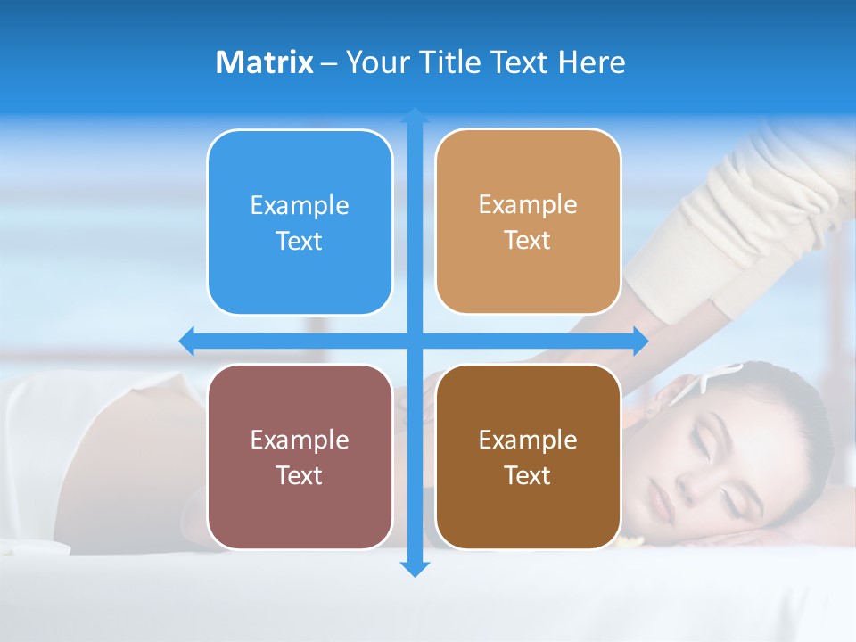 Healthy White Woman PowerPoint Template