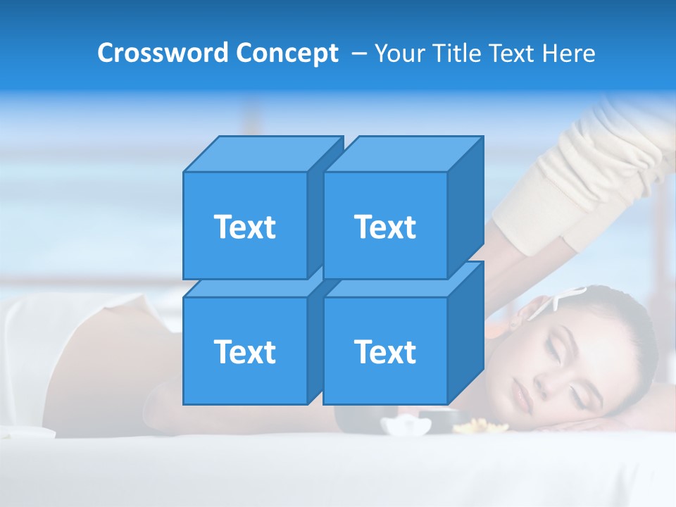 Healthy White Woman PowerPoint Template