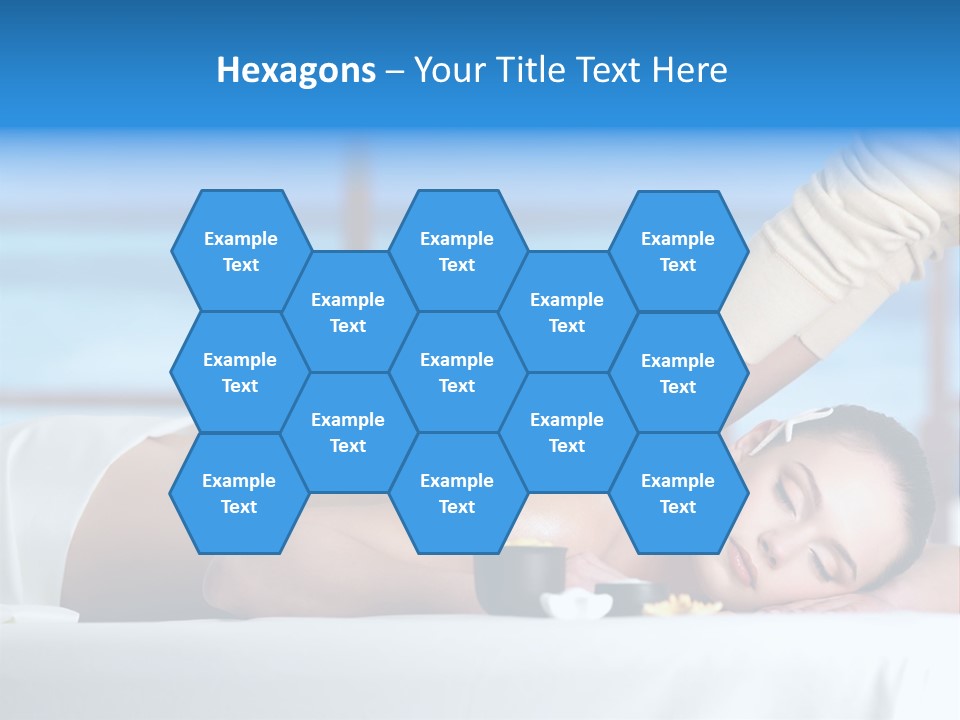 Healthy White Woman PowerPoint Template