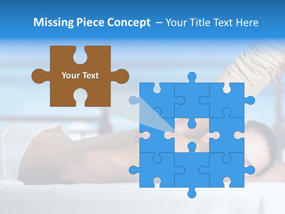 Healthy White Woman PowerPoint Template