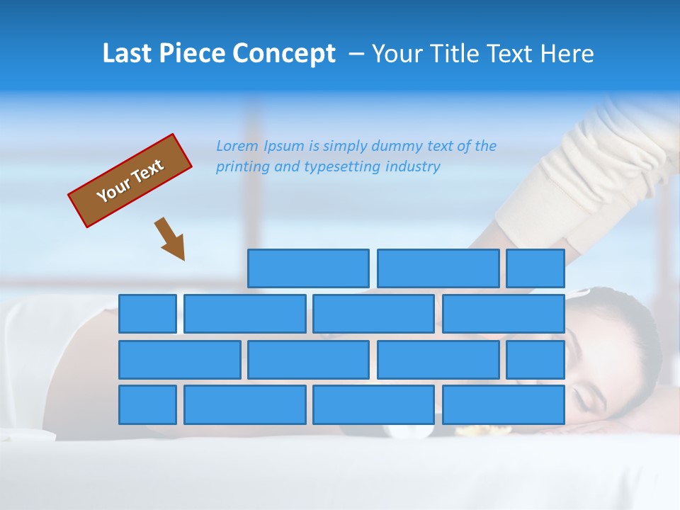 Healthy White Woman PowerPoint Template