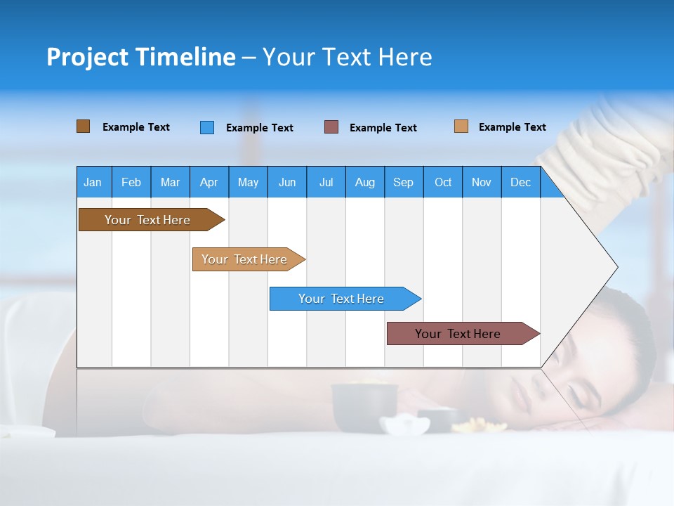 Healthy White Woman PowerPoint Template