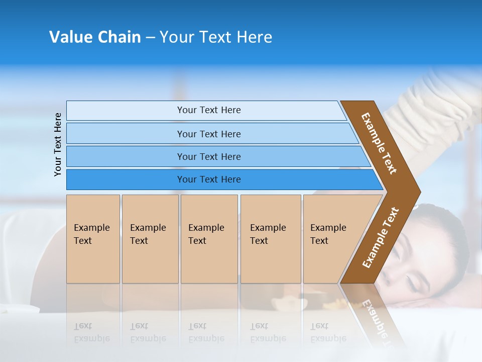 Healthy White Woman PowerPoint Template
