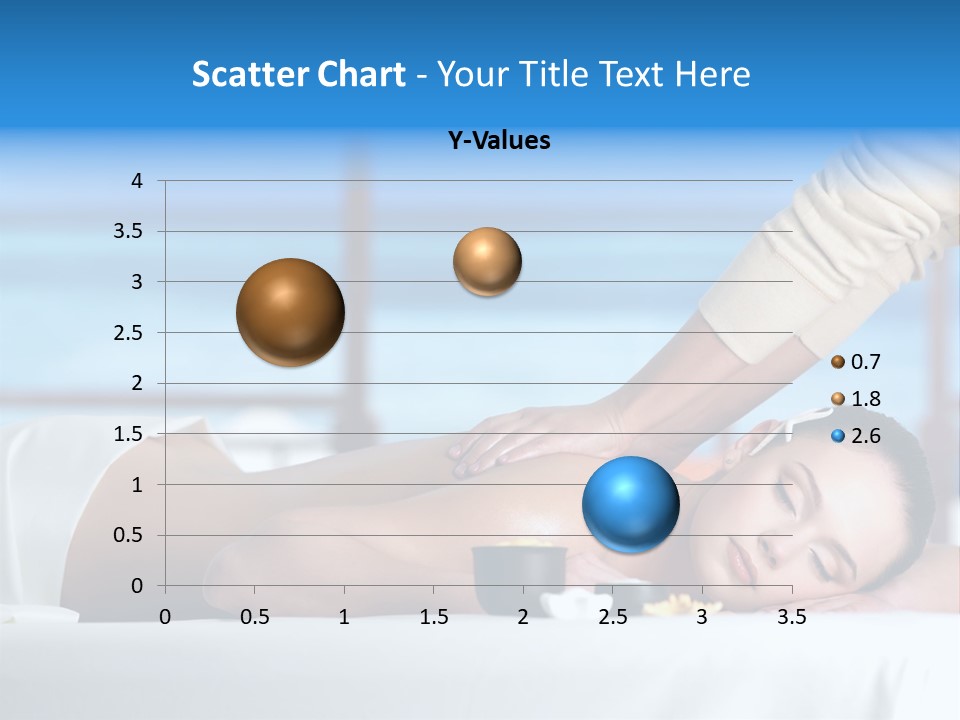 Healthy White Woman PowerPoint Template
