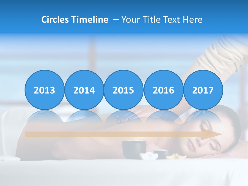 Healthy White Woman PowerPoint Template