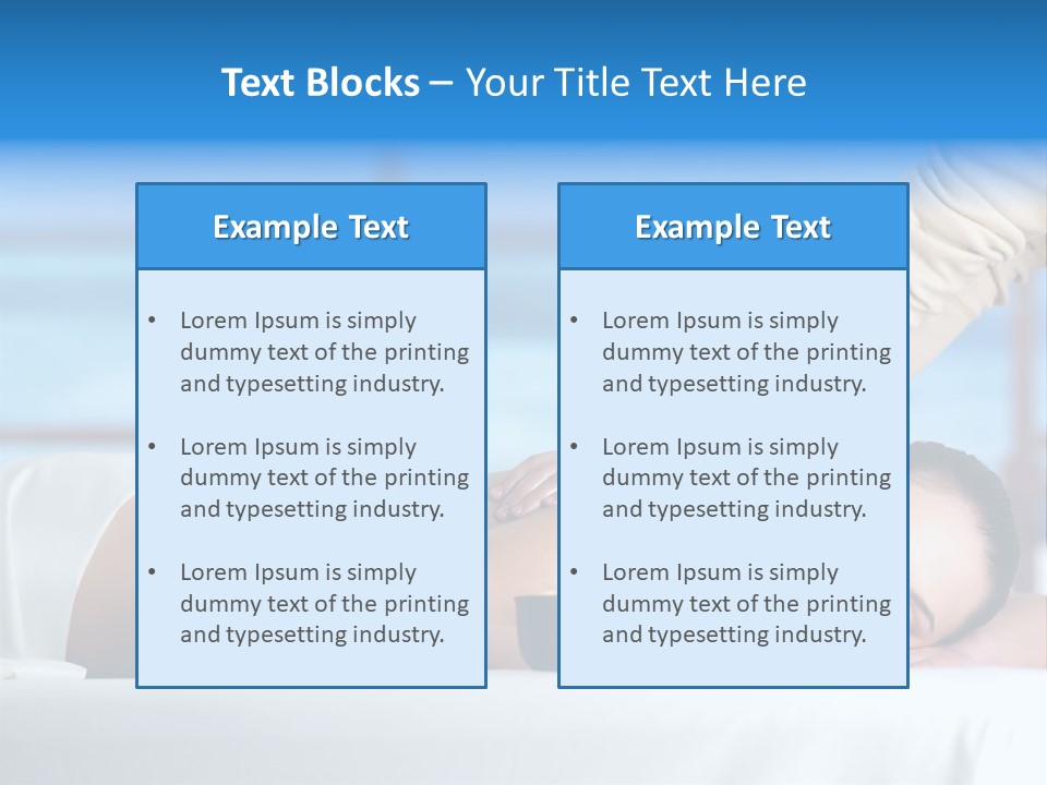 Healthy White Woman PowerPoint Template