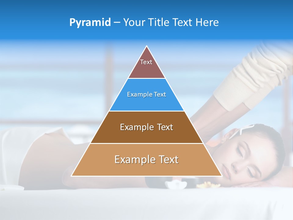 Healthy White Woman PowerPoint Template