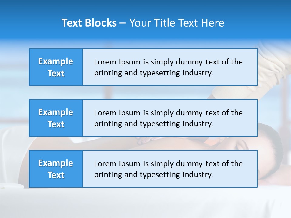 Healthy White Woman PowerPoint Template