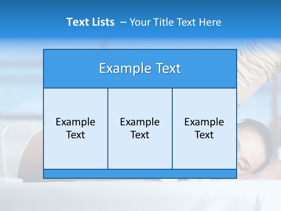 Healthy White Woman PowerPoint Template