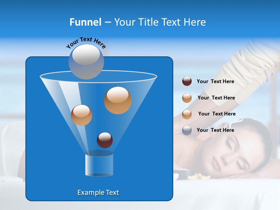 Healthy White Woman PowerPoint Template