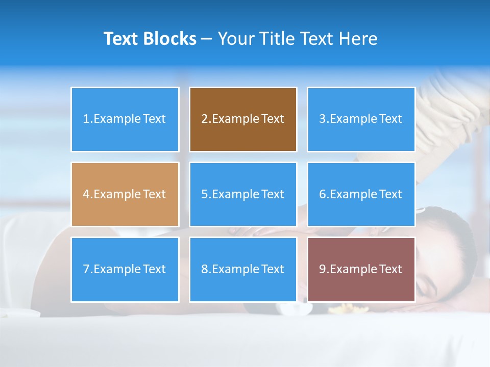 Healthy White Woman PowerPoint Template