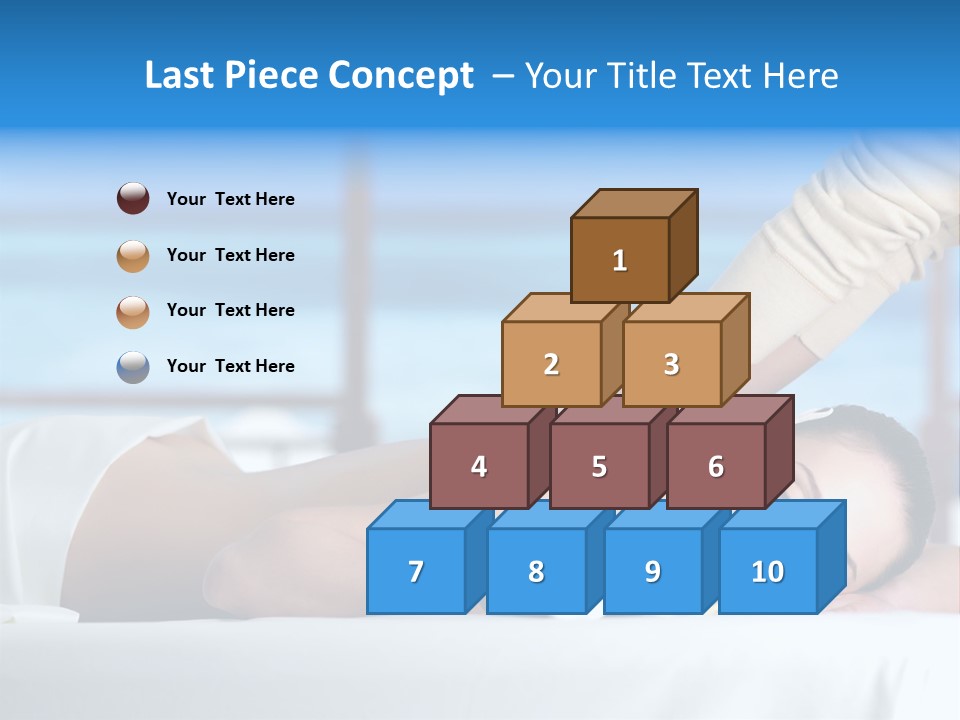 Healthy White Woman PowerPoint Template