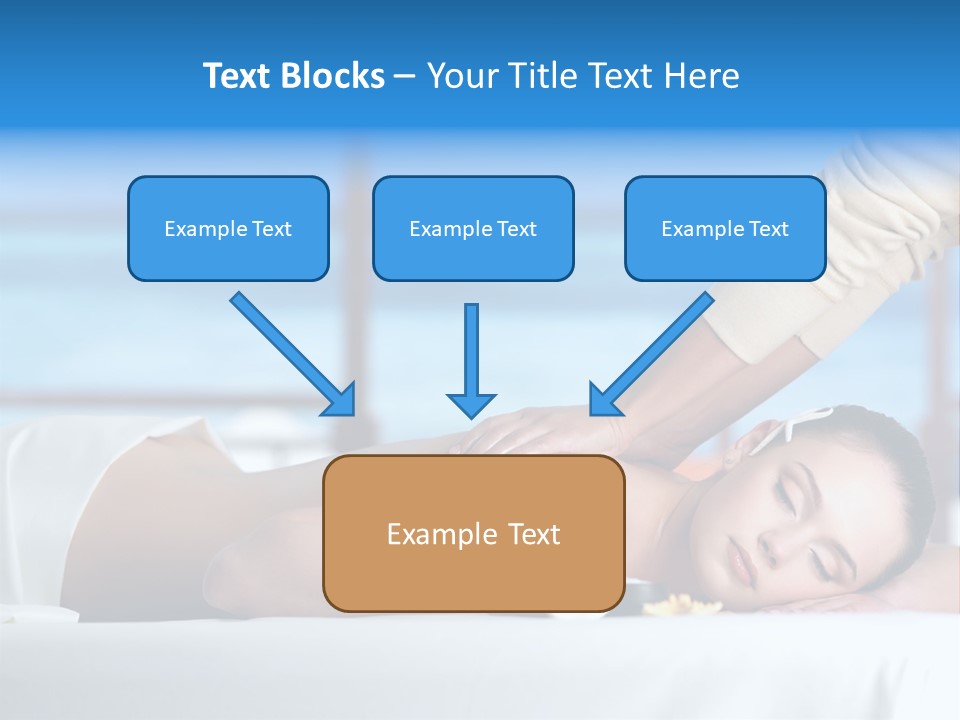 Healthy White Woman PowerPoint Template