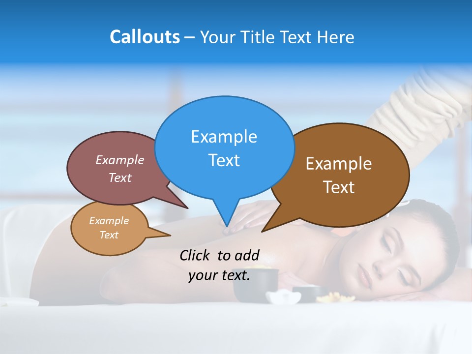 Healthy White Woman PowerPoint Template