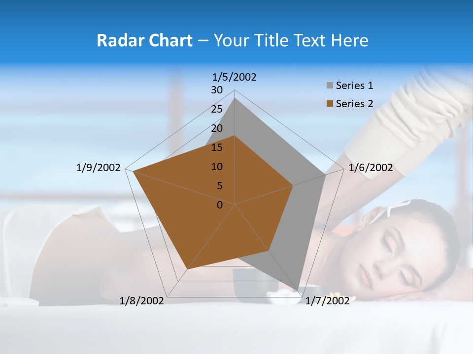 Healthy White Woman PowerPoint Template