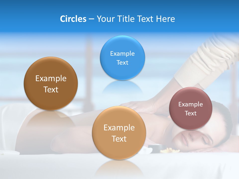 Healthy White Woman PowerPoint Template