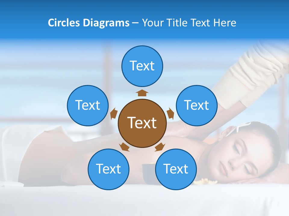 Healthy White Woman PowerPoint Template