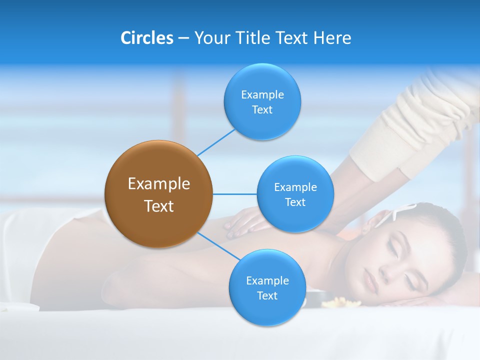 Healthy White Woman PowerPoint Template