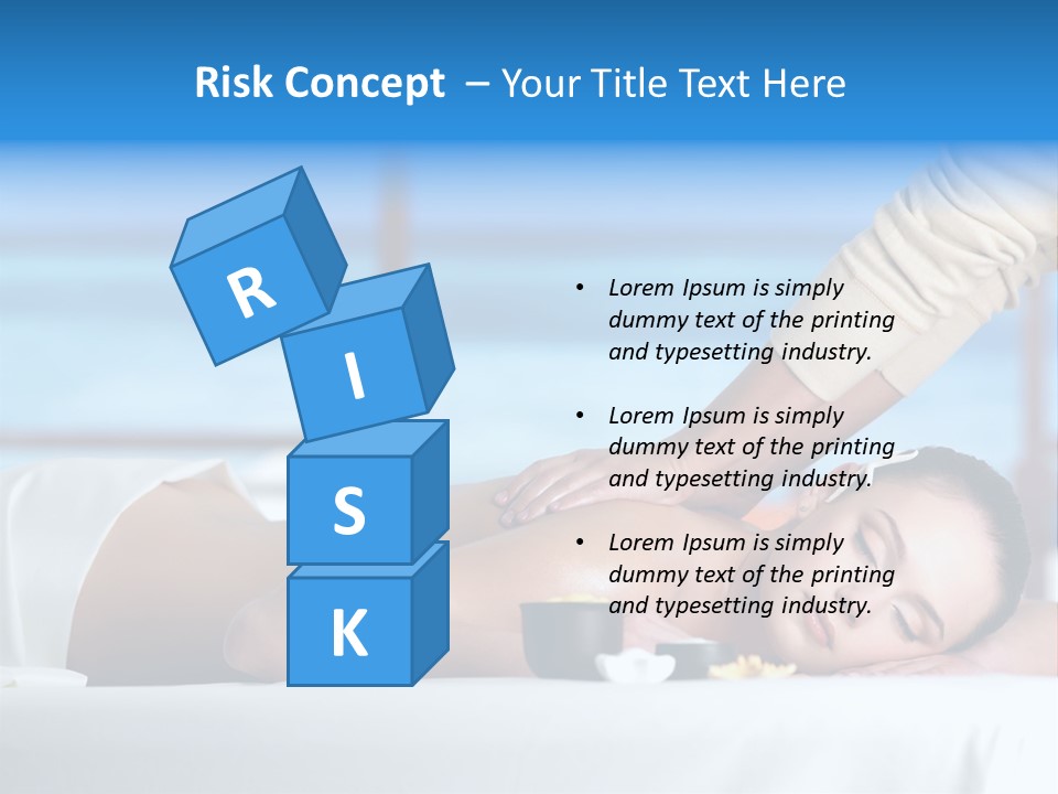 Healthy White Woman PowerPoint Template