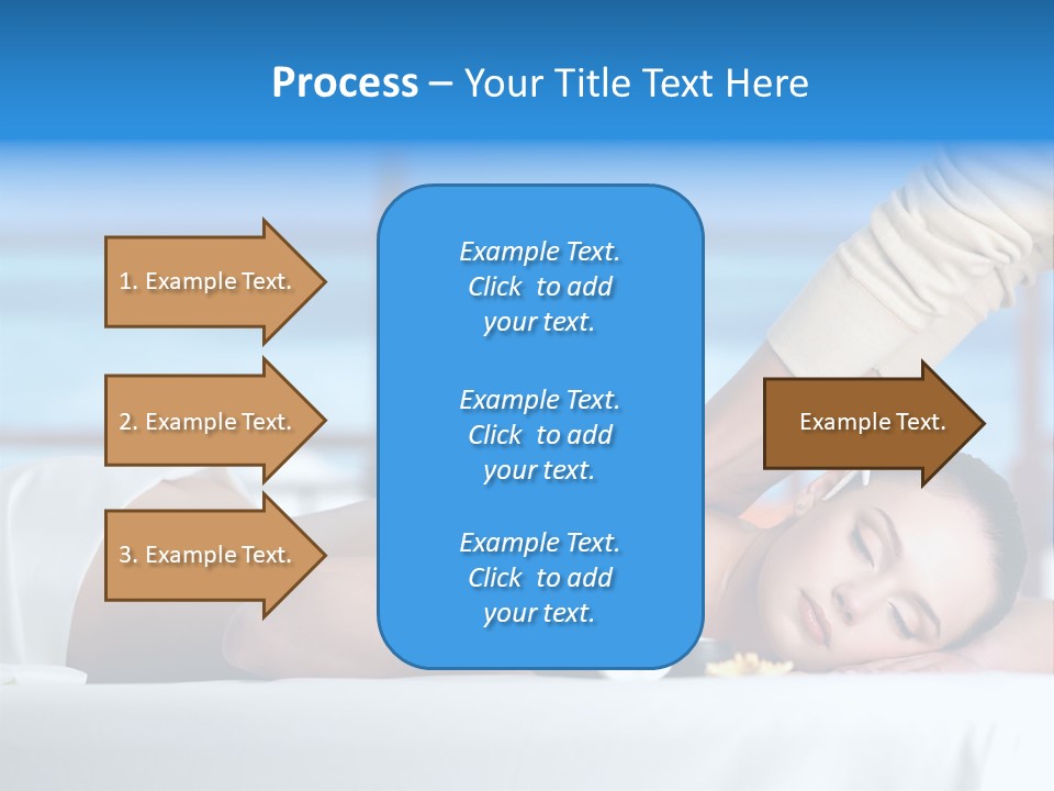 Healthy White Woman PowerPoint Template