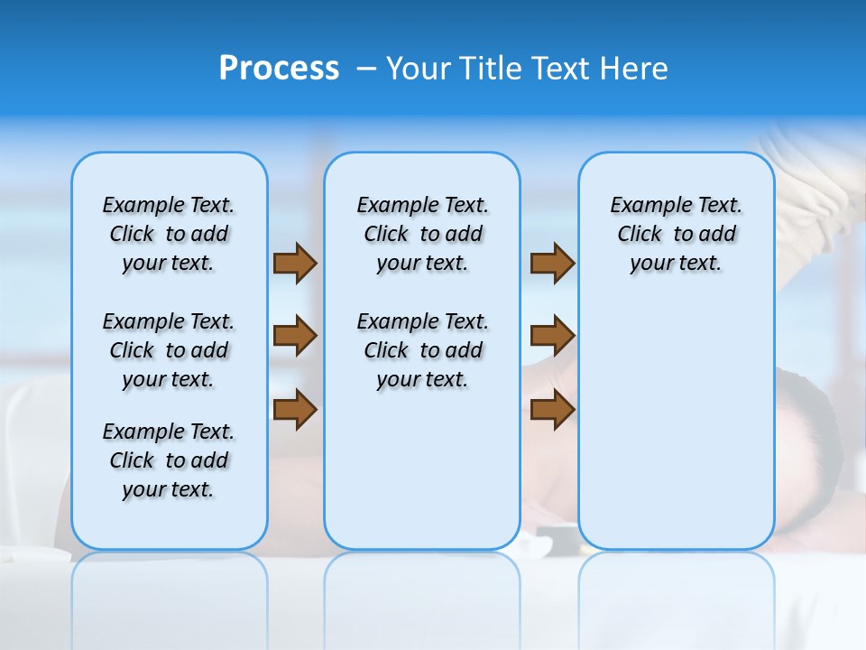 Healthy White Woman PowerPoint Template