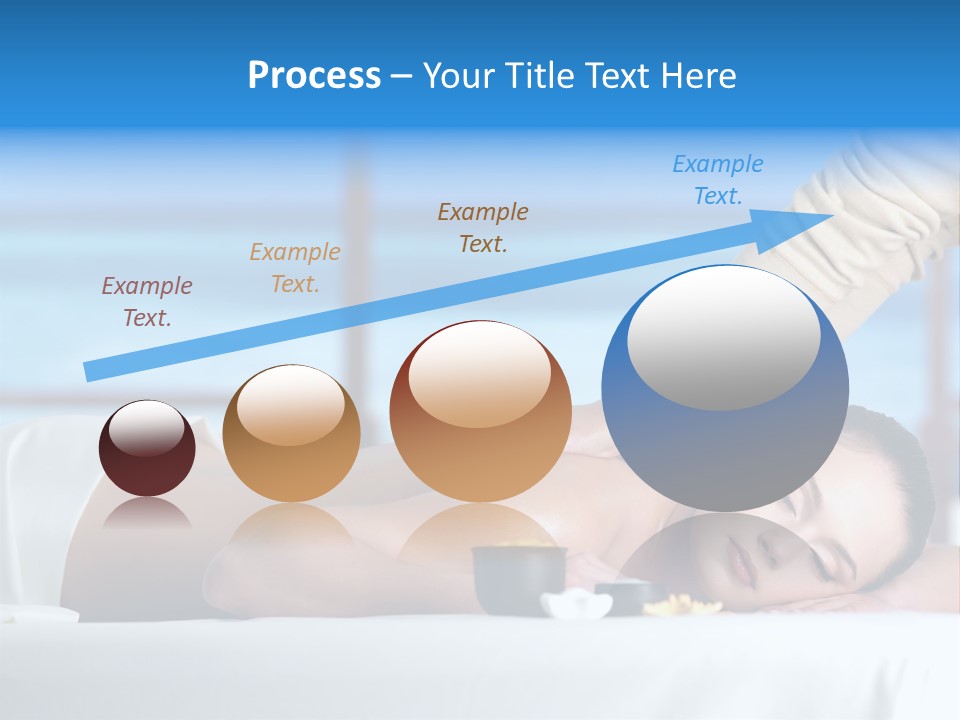 Healthy White Woman PowerPoint Template