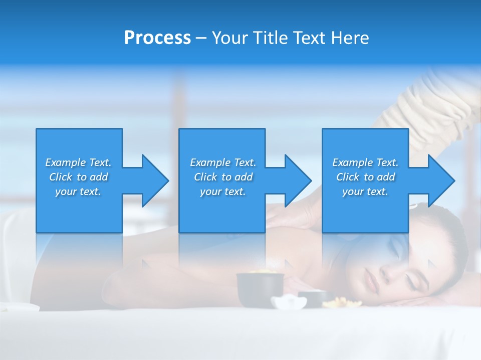 Healthy White Woman PowerPoint Template