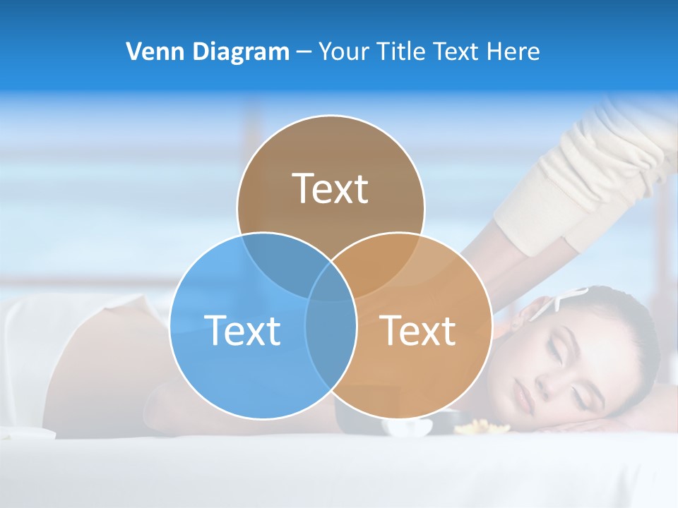 Healthy White Woman PowerPoint Template