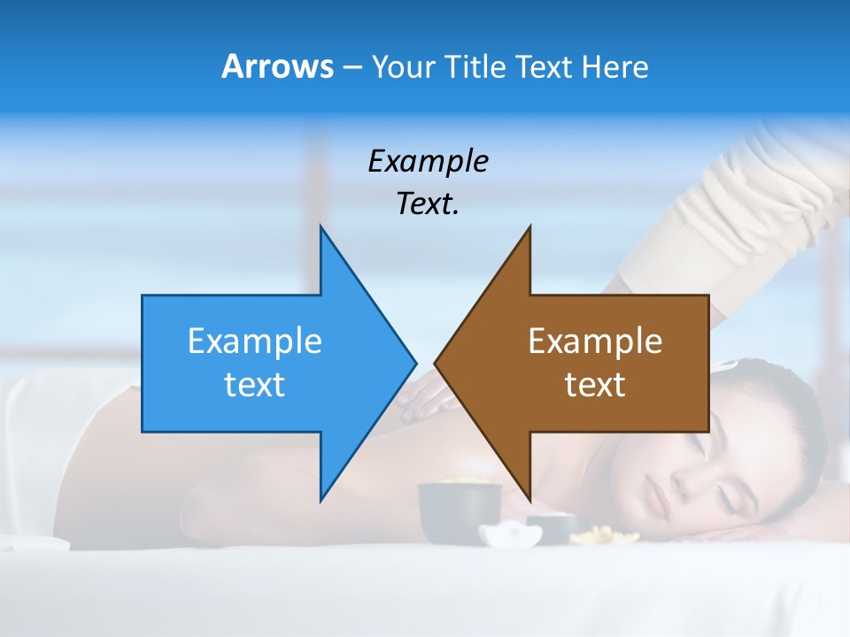 Healthy White Woman PowerPoint Template