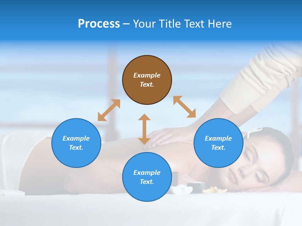 Healthy White Woman PowerPoint Template