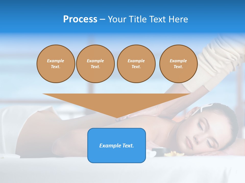 Healthy White Woman PowerPoint Template