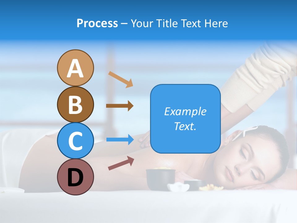 Healthy White Woman PowerPoint Template