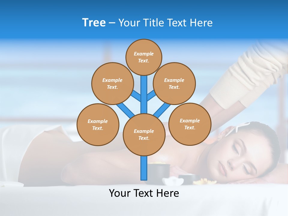 Healthy White Woman PowerPoint Template