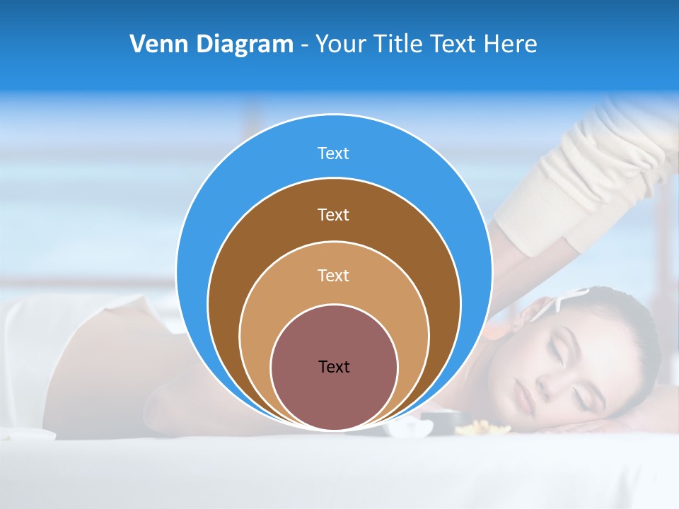 Healthy White Woman PowerPoint Template