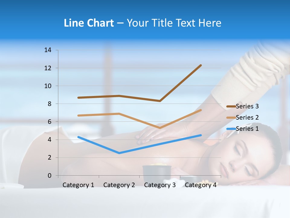 Healthy White Woman PowerPoint Template