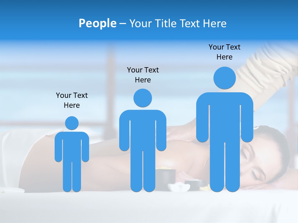 Healthy White Woman PowerPoint Template