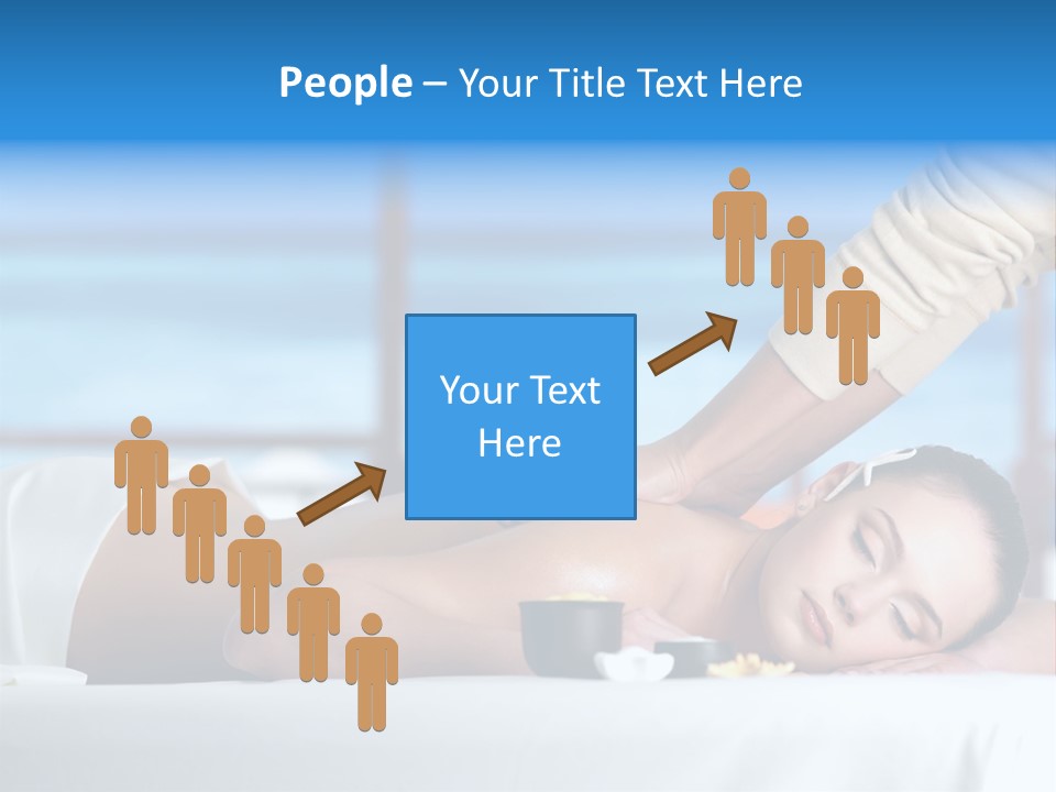 Healthy White Woman PowerPoint Template